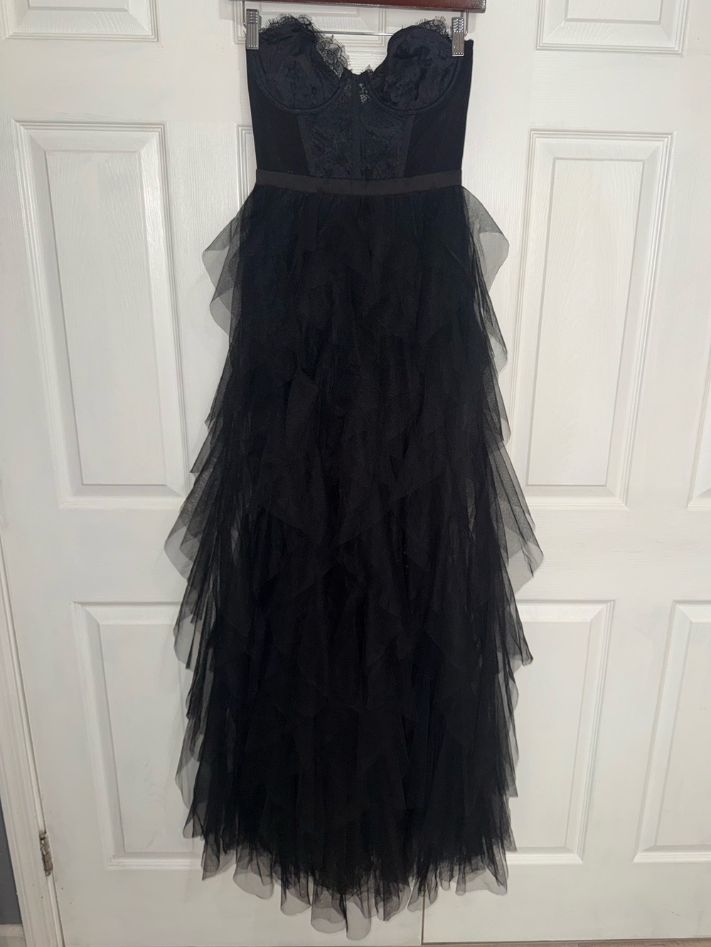 For Love & Lemons x REVOLVE Bustier Gown โ Black - Picture 8 of 9